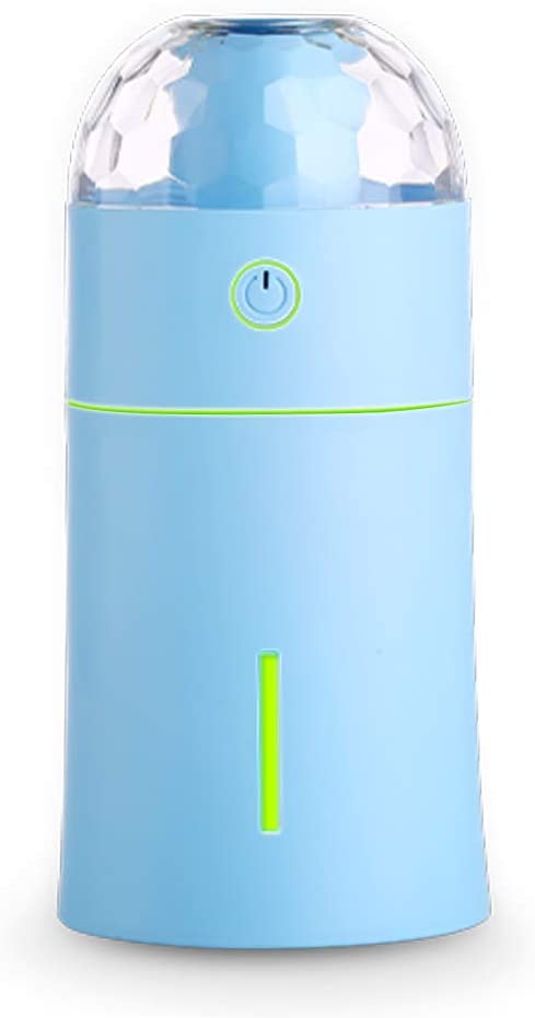 CaseyMagic Blue Led Light 175ml USB Humidifier Air Purifier Mist